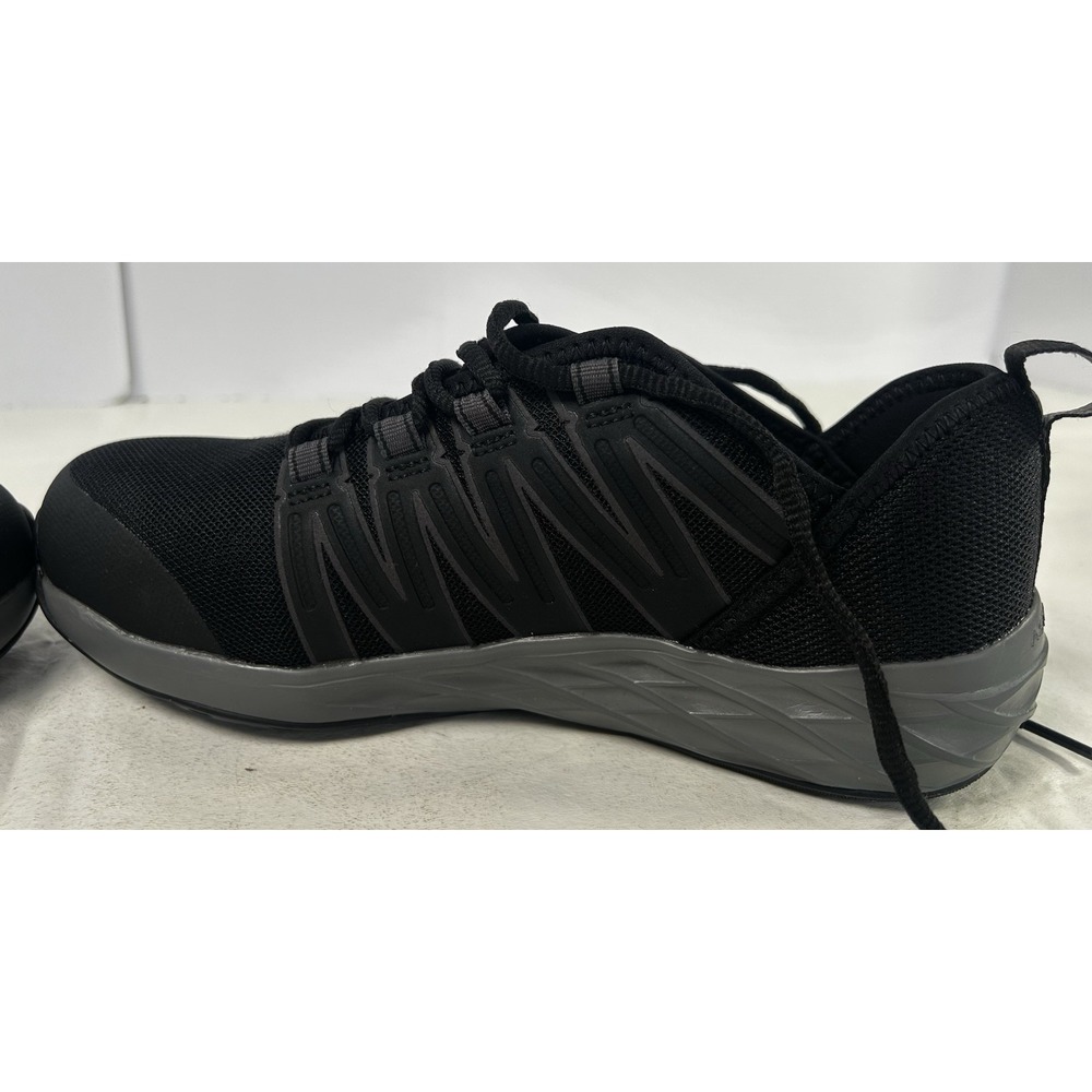 REEBOK ASTRORIDE UNISEX WORK ATHLETIC STEEL TOE BLACK SHOE RB2211 MENS 7 WOMEN 9 - Picture 13 of 15